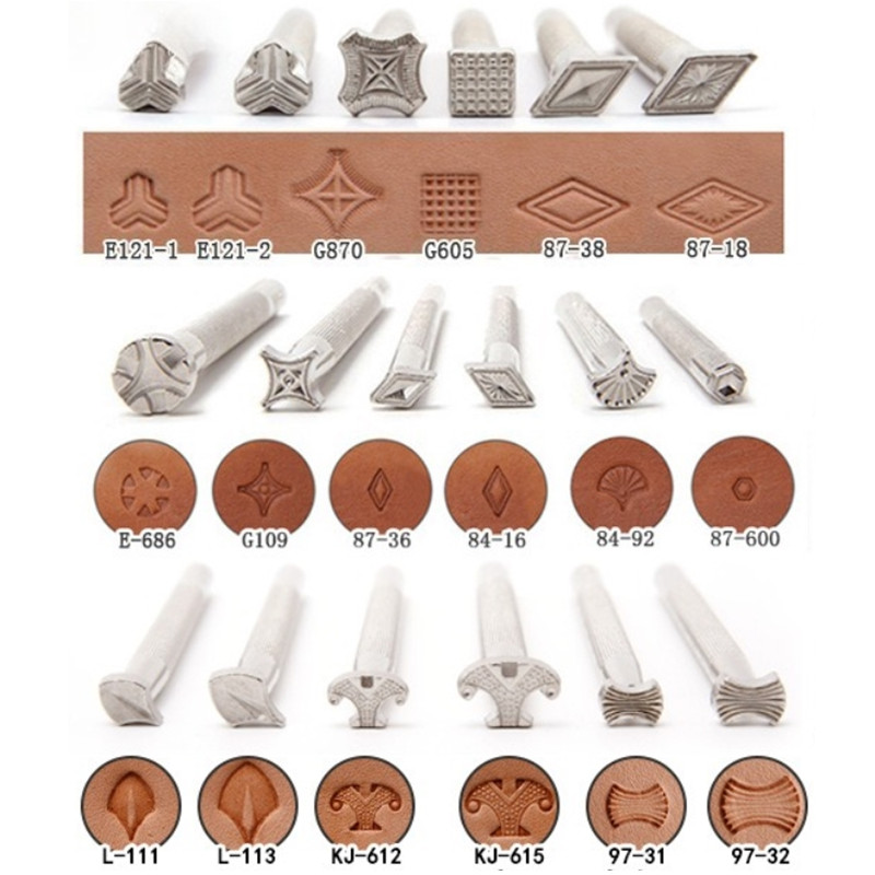 Leather Stamp Set - Kit de herramientas de estampado de