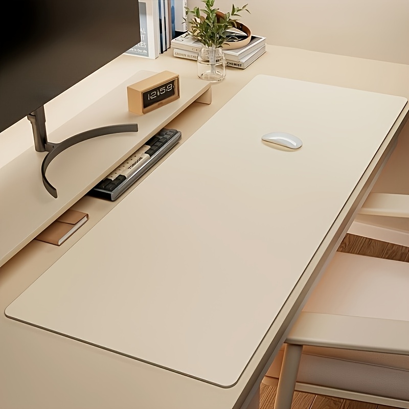 Leatherwork Desk - Alfombrilla de ratón grande de cuero