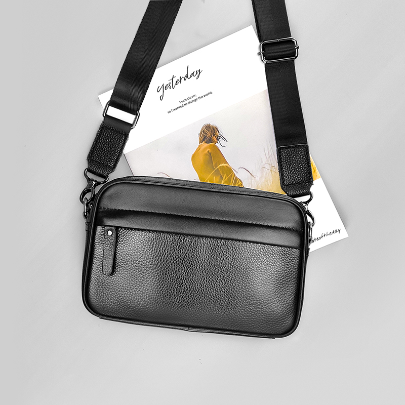 Leather Work Bag Laptop - Bolso de Hombro de Cuero Genuino