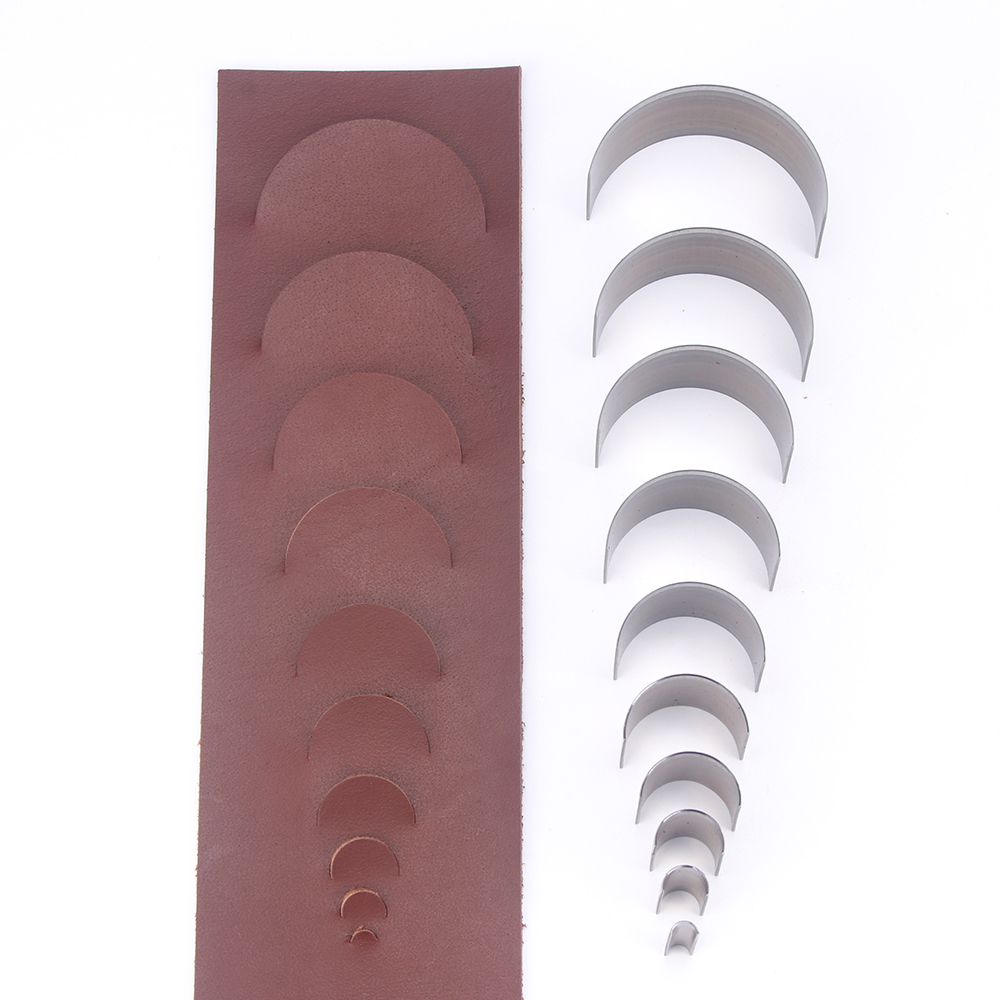 Leather Stamp Set - Juego de 10 troqueles de perforación
