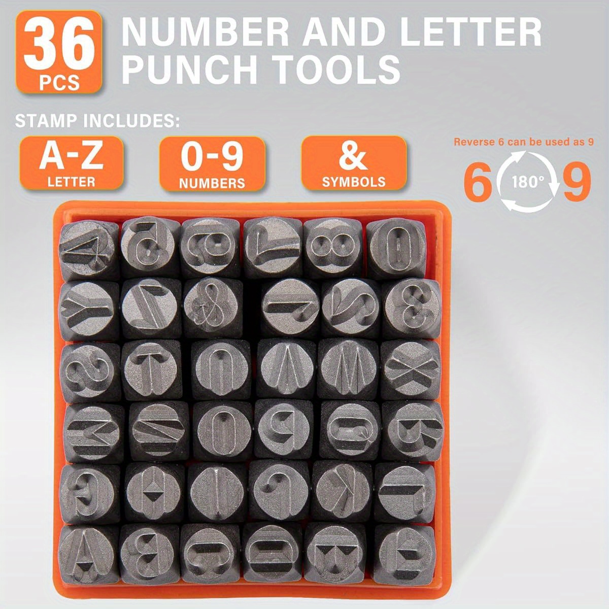 Leather Stamp Set - Juego de 36 Punzones de Letras