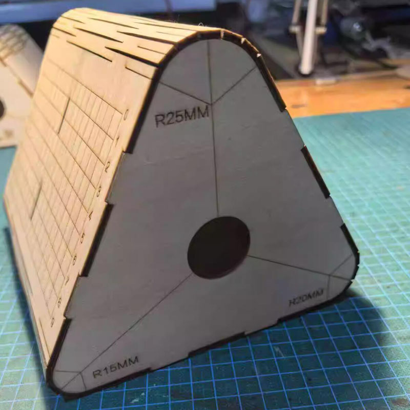 Leatherwork Journal - Molde de cuero multi-rádio para doblar