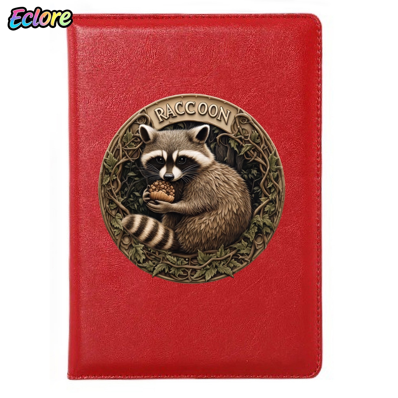 Leatherwork Journal - Diario de cuero vintage con ilustración