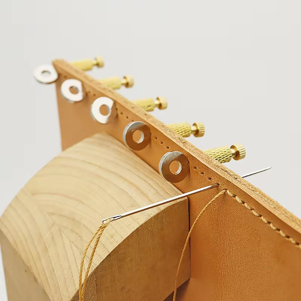 Leatherwork Projects - Aguja de posicionamiento de sutura, sujeción