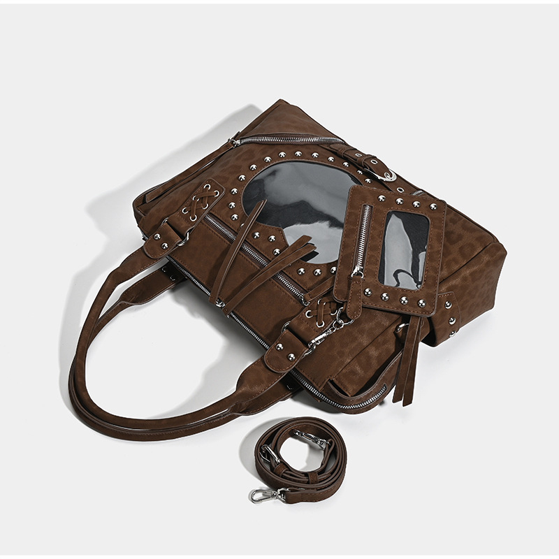 Bolso de hombro tipo tote de g - Leatherwork Rivets reseña y precio