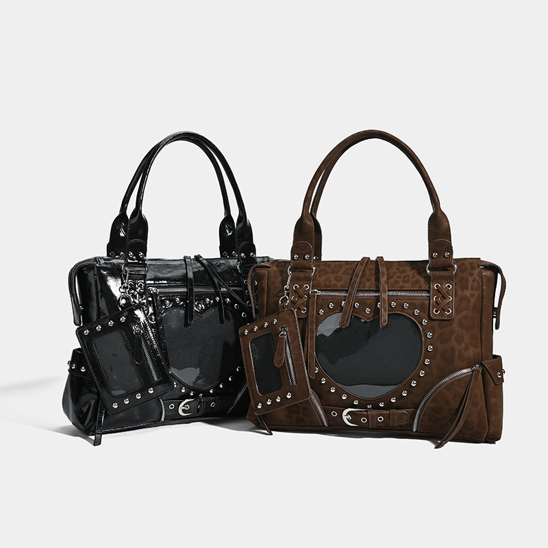 Bolso de hombro tipo tote de g - Leatherwork Rivets reseña y precio