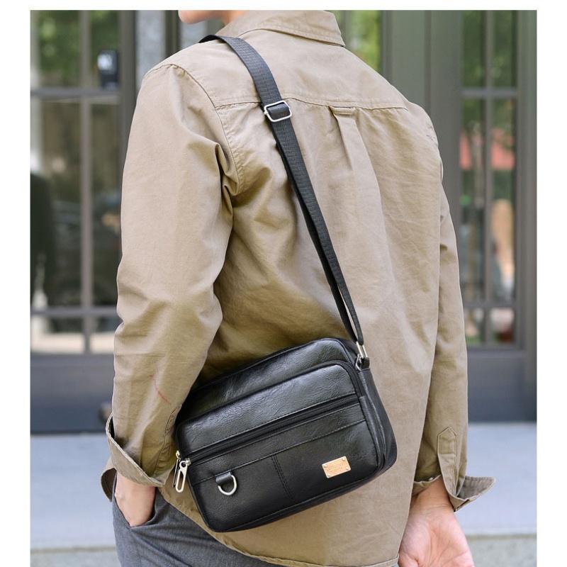 Bolso bandolera de cuero para  - Leather Work Bag Laptop reseña y precio