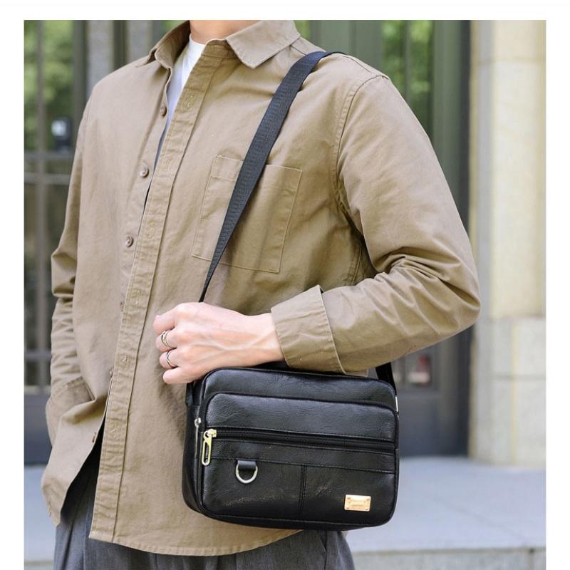 Bolso bandolera de cuero para  - Leather Work Bag Laptop reseña y precio
