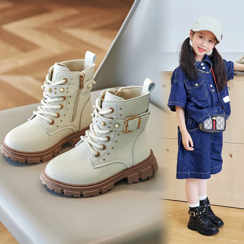 Botas Cortas de Invierno para  - Leather Work For Kids reseña y precio