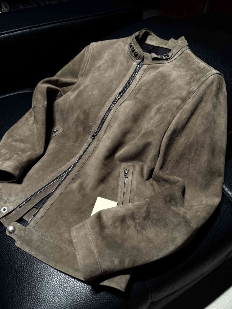 Chaqueta de cuero de gamuza na - Leather Work For Kids reseña y precio