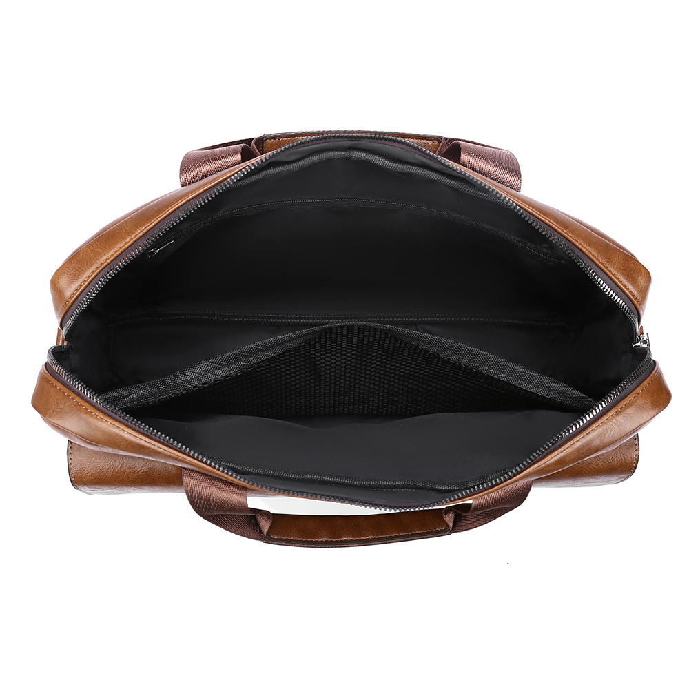 Maletín de negocios para hombr - Leather Work Bag Laptop reseña y precio