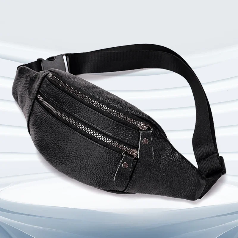 Riñonera de cuero genuino para - Leather Work Bag Laptop reseña y precio