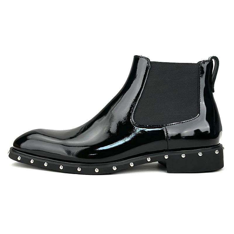 Botas Chelsea de Diseño con Pu - Leatherwork Rivets reseña y precio