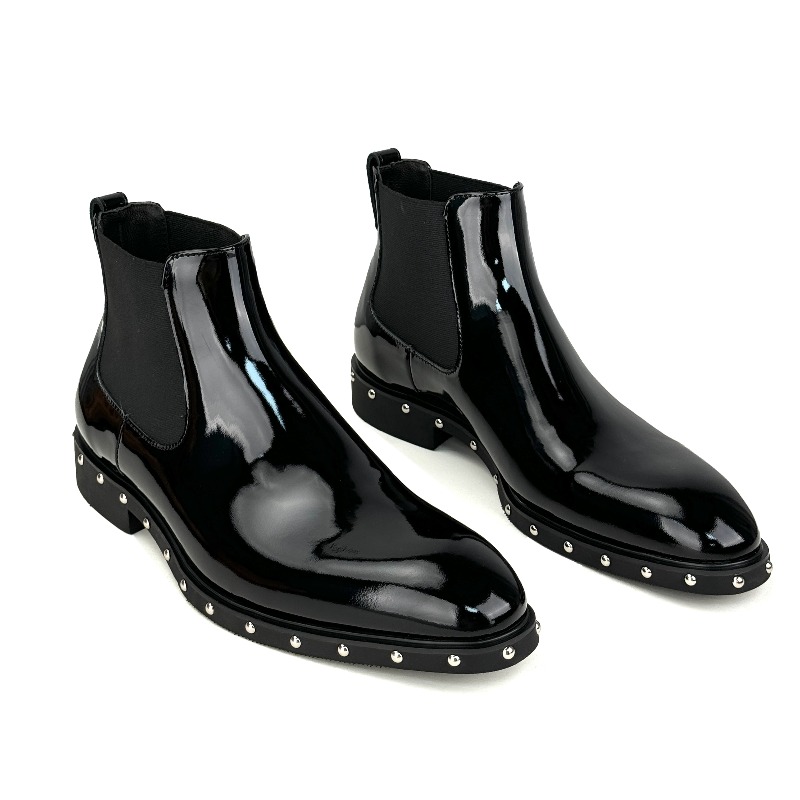 Botas Chelsea de Diseño con Pu - Leatherwork Rivets reseña y precio