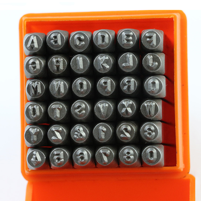 Juego de sellos de diseño de l - Leather Stamp Set reseña y precio