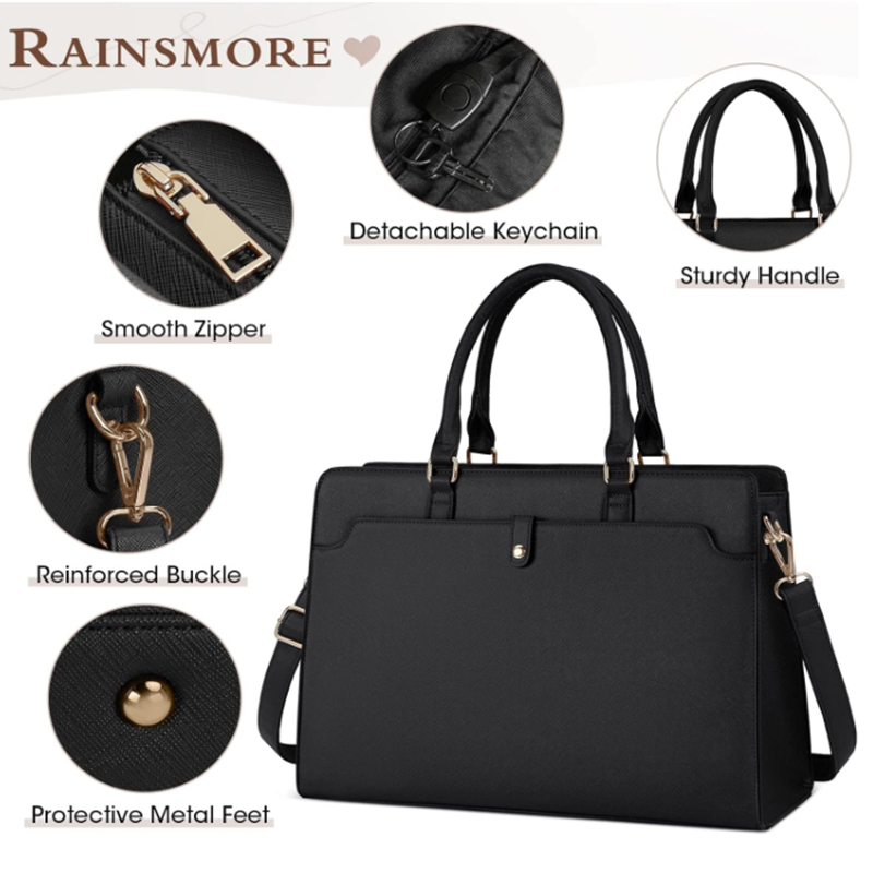 Bolso para ordenador portátil  - Leather Work Bag Laptop reseña y precio