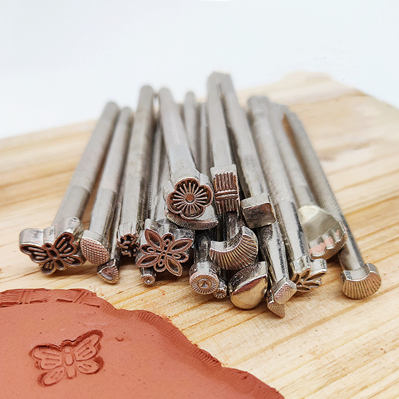 Sellos de cerámica de 20 pieza - Leather Stamp Set reseña y precio