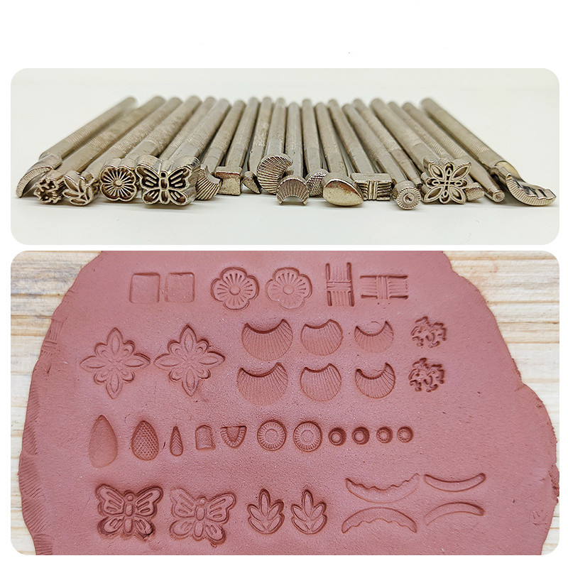 Sellos de cerámica de 20 pieza - Leather Stamp Set reseña y precio