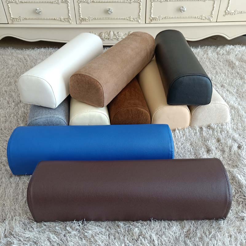 Almohada semienrollable de cue - Leatherwork Desk reseña y precio
