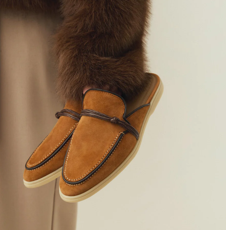 Mocasines de cuero de ante con - Leather Work For Kids reseña y precio