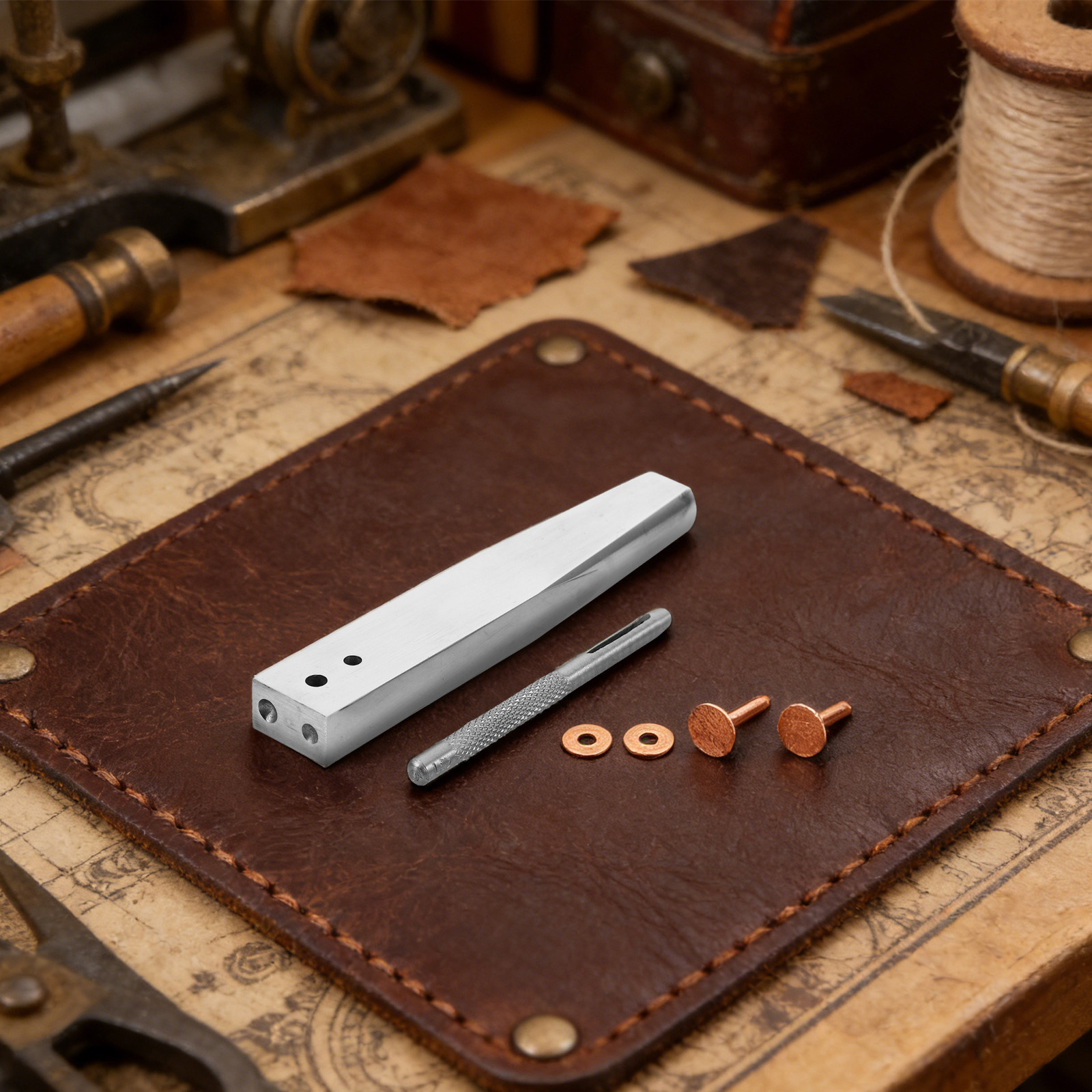 Juego de herramientas para rem - Leatherwork Rivet Setter reseña y precio