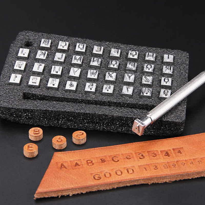 Juego de punzones de Sello de  - Leather Stamp Set reseña y precio