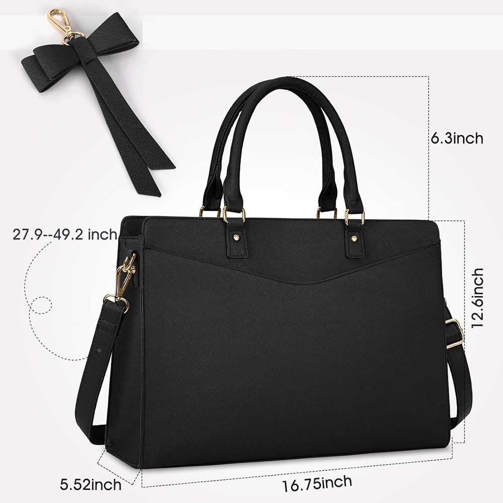 Bolso para Portátil para Mujer - Leather Work Bag Laptop reseña y precio