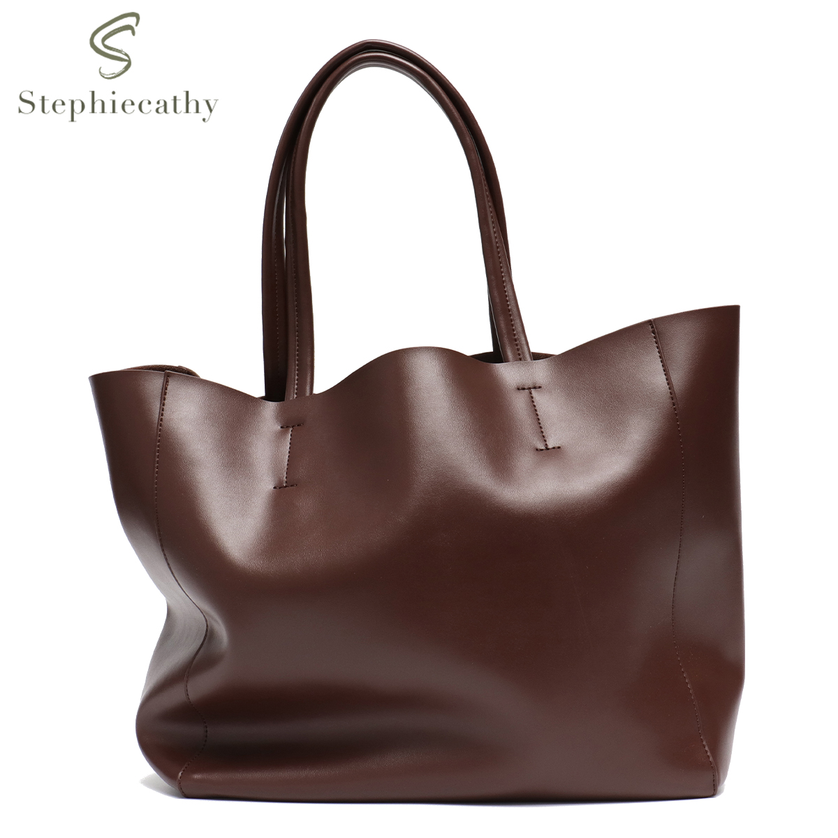 Bolso de mano de gran capacida - Leather Work Bag Laptop reseña y precio