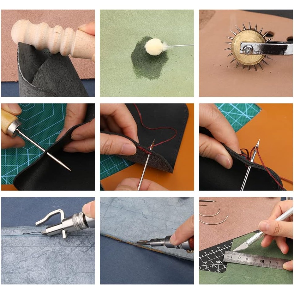 Herramientas de trabajo de cue - Leatherwork Or Leathercraft reseña y precio