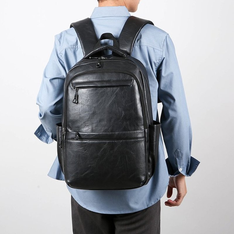 Mochila de cuero premium para  - Leather Work Bag Laptop reseña y precio