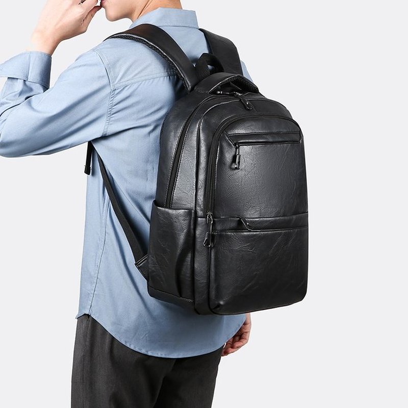 Mochila de cuero premium para  - Leather Work Bag Laptop reseña y precio