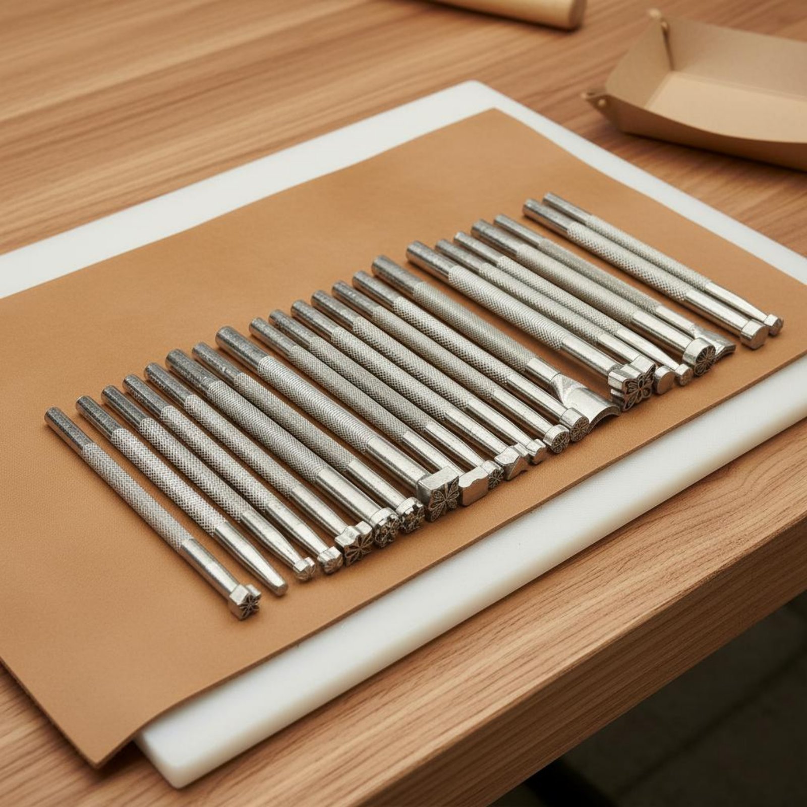 Juego de 20 Herramientas de Es - Leather Stamp Set reseña y precio