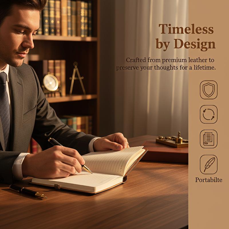 Cuaderno recargable de cuero P - Leatherwork Journal reseña y precio