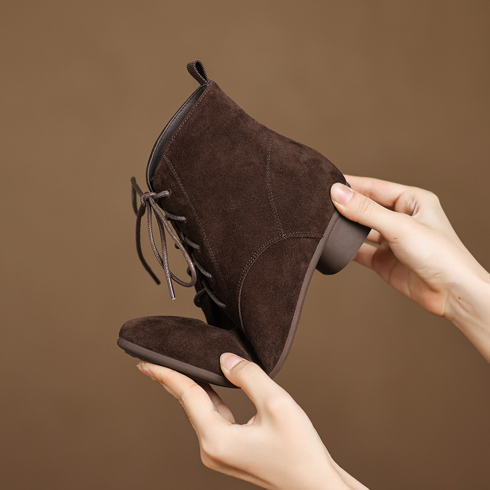 Botines de Ante Sencillos para - Leather Work For Kids reseña y precio