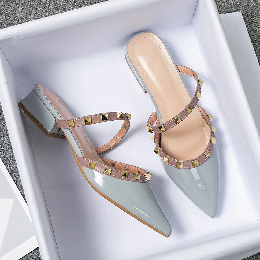 Sandalias de verano 2026 con p - Leatherwork Rivets reseña y precio