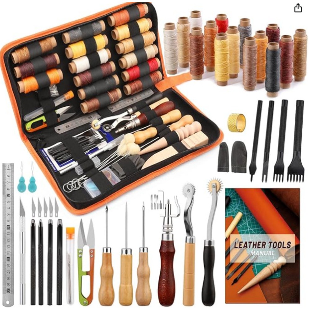 Kit de Herramientas Prácticas  - Leatherwork Or Leathercraft reseña y precio