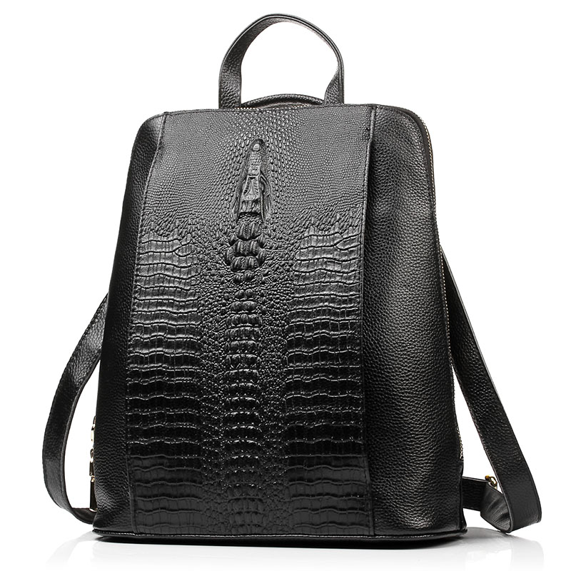 Mochila Zency de piel de cocod - Leather Work Bag Laptop reseña y precio