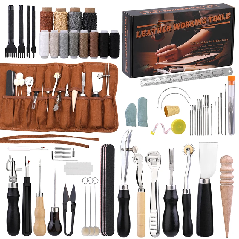 KRABALL-Kit de herramientas pr - Leatherwork Craft reseña y precio