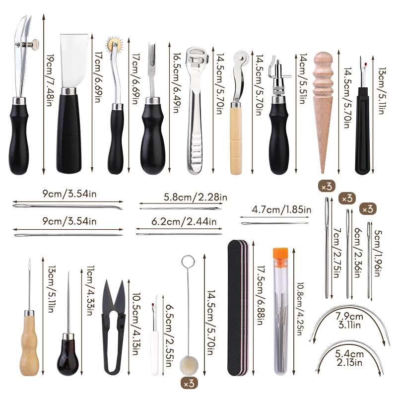 KRABALL-Kit de herramientas pr - Leatherwork Craft reseña y precio